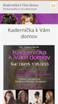 Mobile Screenshot of kadernicka.webnode.sk