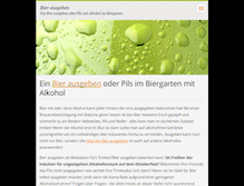 Tablet Screenshot of bier-ausgeben.webnode.com