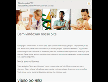 Tablet Screenshot of fisioterapia-ftc.webnode.com.br