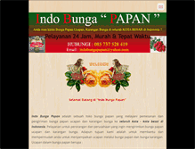 Tablet Screenshot of indobungapapan.webnode.com