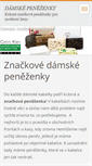 Mobile Screenshot of damske-penezenky.webnode.cz