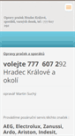 Mobile Screenshot of opravy-pracek-hradec-kralove.webnode.cz