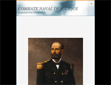 Tablet Screenshot of combate-naval-iquique.webnode.es