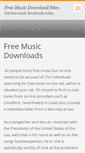 Mobile Screenshot of freemusicsites.webnode.com