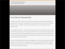Tablet Screenshot of freemusicsites.webnode.com