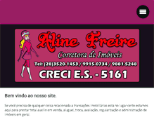 Tablet Screenshot of alinefreire.webnode.com