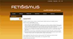 Desktop Screenshot of fetisismus.webnode.cz