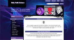 Desktop Screenshot of holyfaithsciencewebsite.webnode.com