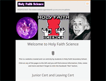 Tablet Screenshot of holyfaithsciencewebsite.webnode.com