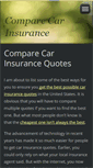 Mobile Screenshot of comparecarinsurance4.webnode.com