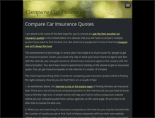 Tablet Screenshot of comparecarinsurance4.webnode.com