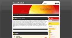 Desktop Screenshot of discussfootball.webnode.com