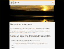 Tablet Screenshot of canal-almeria.webnode.es