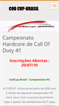 Mobile Screenshot of codcupbrasil.webnode.com