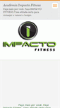 Mobile Screenshot of academiaimpactofitness.webnode.com.br