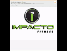 Tablet Screenshot of academiaimpactofitness.webnode.com.br
