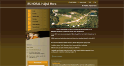 Desktop Screenshot of hajnahora.webnode.cz