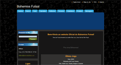 Desktop Screenshot of bohemios-futsal.webnode.com.br