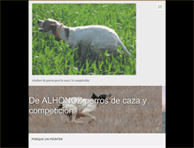 Tablet Screenshot of criaderopointerscardigar.webnode.es