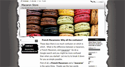 Desktop Screenshot of macaronstore.webnode.com