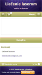Mobile Screenshot of liecenielaserom.webnode.sk