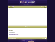 Tablet Screenshot of liecenielaserom.webnode.sk