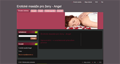 Desktop Screenshot of erotickemasaze-angel.webnode.cz