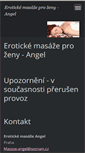 Mobile Screenshot of erotickemasaze-angel.webnode.cz