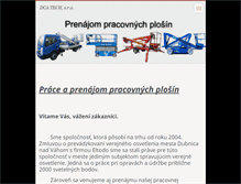 Tablet Screenshot of montaznaplosina.webnode.sk
