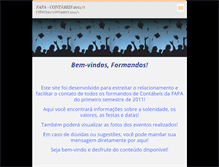 Tablet Screenshot of contabeisfapa2011-1.webnode.com.br
