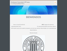 Tablet Screenshot of parlamentupv.webnode.es