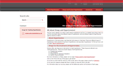Desktop Screenshot of drugsforhypertension.webnode.com