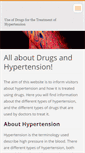 Mobile Screenshot of drugsforhypertension.webnode.com