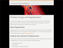 Tablet Screenshot of drugsforhypertension.webnode.com
