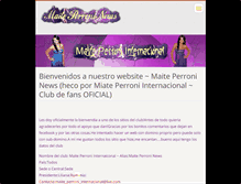 Tablet Screenshot of maiteperroninews.webnode.com