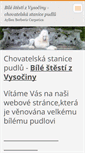 Mobile Screenshot of bilestestizvysociny.webnode.cz