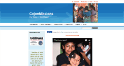 Desktop Screenshot of cojonmissions.webnode.com