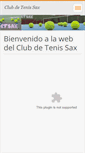 Mobile Screenshot of clubdetenissax.webnode.es