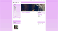 Desktop Screenshot of moderstyle.webnode.cz