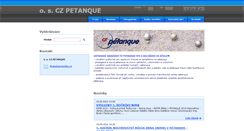 Desktop Screenshot of czpetanque.webnode.cz