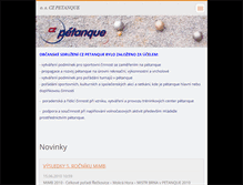 Tablet Screenshot of czpetanque.webnode.cz