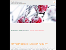 Tablet Screenshot of lepsizdravi.webnode.cz