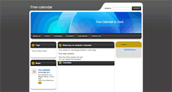 Desktop Screenshot of free-calendar.webnode.com