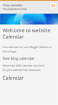 Mobile Screenshot of free-calendar.webnode.com