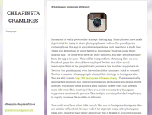 Tablet Screenshot of cheapinstagramlikes.webnode.com