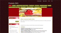Desktop Screenshot of produkty-okg.webnode.cz
