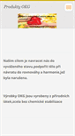 Mobile Screenshot of produkty-okg.webnode.cz
