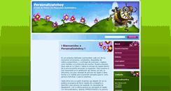 Desktop Screenshot of personalizatehoy.webnode.cl