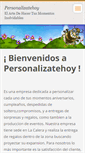 Mobile Screenshot of personalizatehoy.webnode.cl