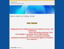 Tablet Screenshot of hobby-hotel.webnode.com.br
